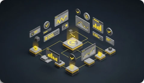 Representação 3d de sistemas de testes.